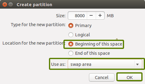 swap partition